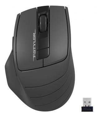 Мышь A4Tech Fstyler FG30S серый оптическая 2000dpi silent беспров. USB 6but (FG30S GREY)