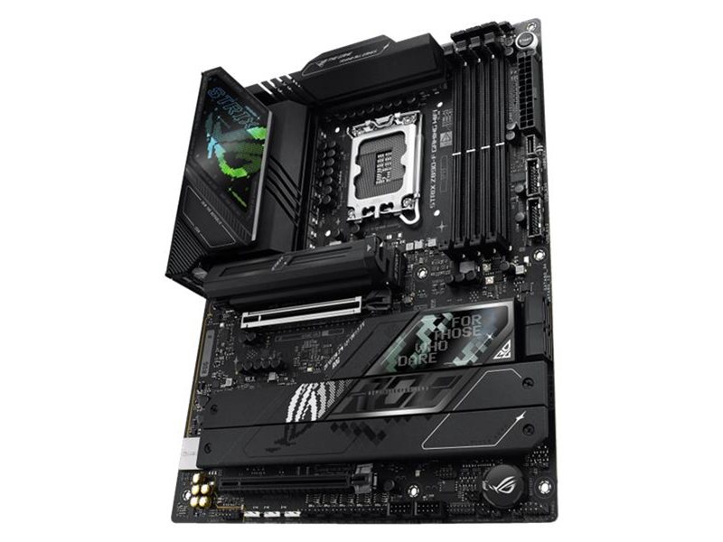 Материнская плата ASUS ROG STRIX Z890-F GAMING WIFI, LGA1851, Z890, 4*DDR5, 4*SATA, 5*M.2, 8*USB 3.2, 2*Type-C, 2*PCIx16, 2*Thunderbolt™ 4, HDMI+DP, ATX; 90MB1I40-M0EAY0