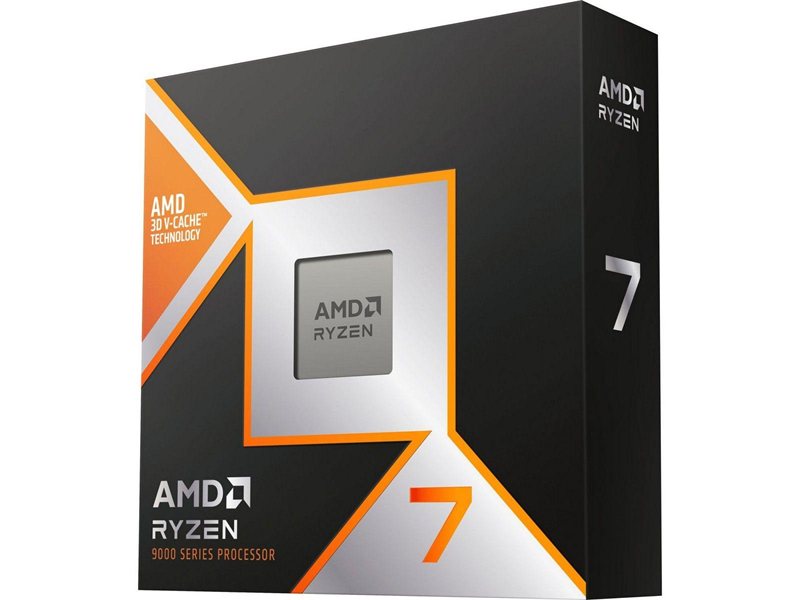 Центральный Процессор AMD RYZEN 7 9800X3D BOX (Granite Ridge, 4nm, C8/T16, Base 4,7GHz, Turbo 5,2GHz, GPU Radeon Graphics, w/o fan, L3 96Mb, TDP 120W, SAM5)