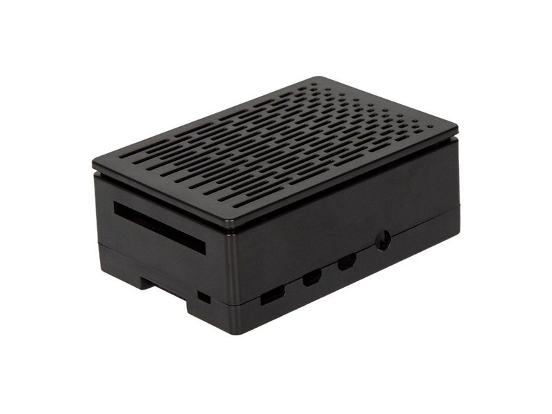 Корпус ACD RA509  Black ABS Case (Install 3010/3007 Fans or 3.5 Inch Touch Screen), совместим с креплением VESA Mount, for Raspberry PI 4B