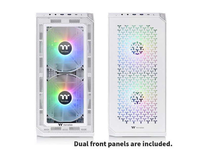 Корпус Thermaltake View 300 MX Snow CA-1P6-00M6WN-00 /White/Win/SPCC/Tempered Glass*1/Mesh & TG Front Panel/200mm ARGB CA-1P6-00M6WN-00 /White/Win/SPCC/Tempered Glass*1/Mesh & TG Front Panel/200mm ARGB PWM Fan*2/120mm ARGB PWM Fan*1