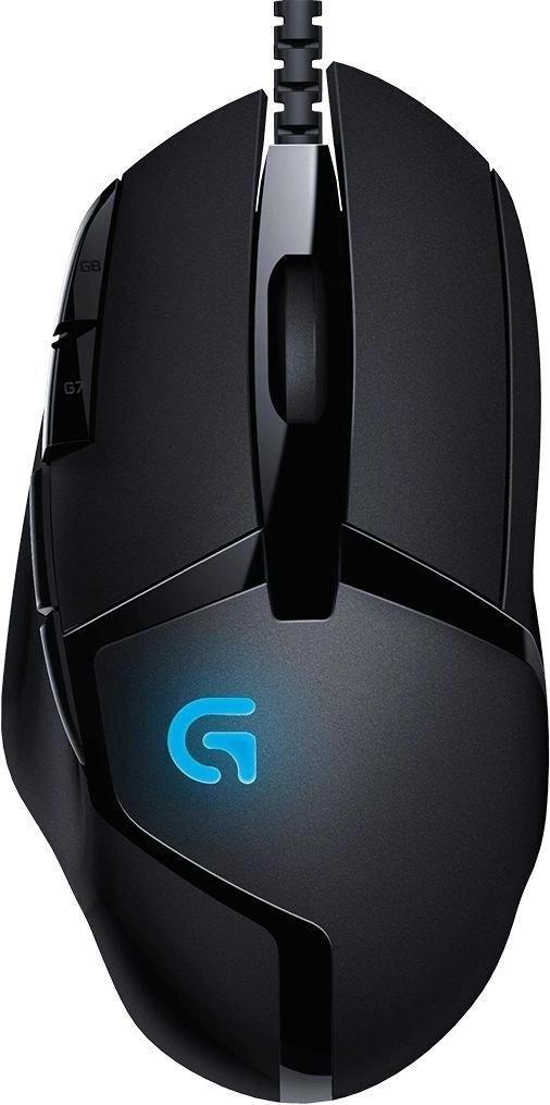 Мышь Logitech Hyperion Fury G402 черный оптическая 4000dpi USB 7but (910-004070)