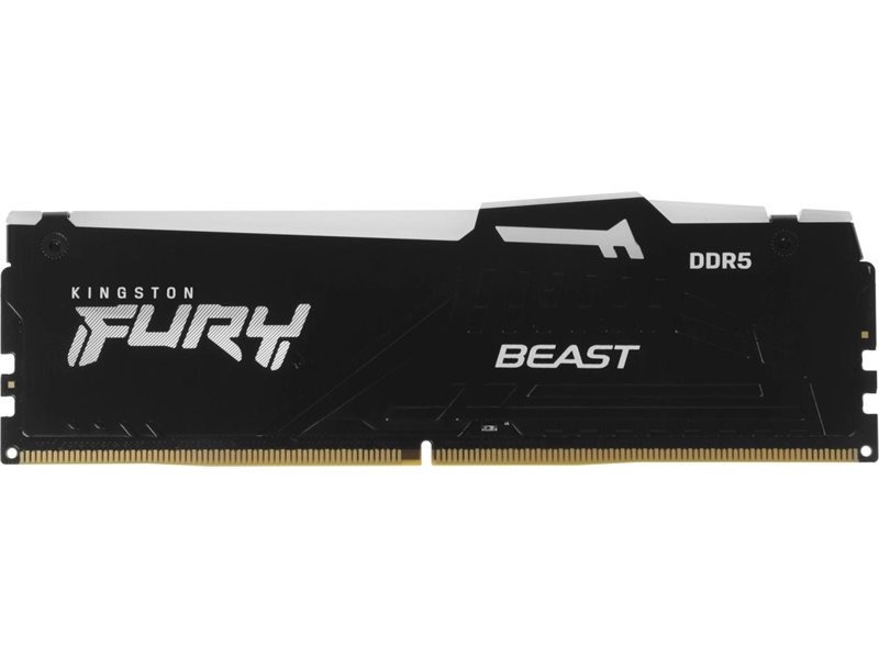Память DDR5 32GB 6000MHz Kingston KF560C36BBE2A-32 Fury Beast RGB RTL Gaming PC5-48000 CL36 DIMM UDIMM 288-pin 1.35В single rank с радиатором Ret