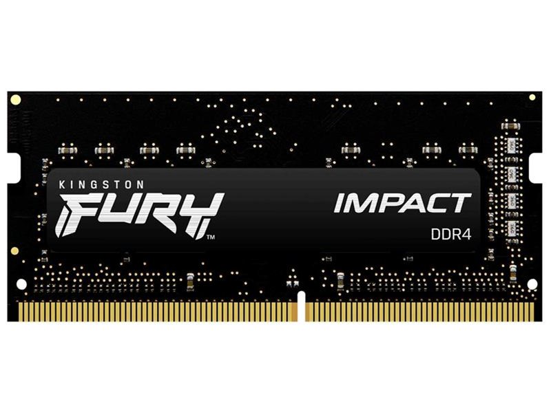 Память DDR4 8GB 3200MHz Kingston KF432S20IB/8 Fury Impact RTL PC4-25600 CL20 SO-DIMM 260-pin 1.2В single rank Ret