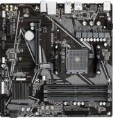 Материнская плата MB GIGABYTE AMD B550 sAM4, 4xDDR4(128GB), HDMI 2.1/DP, 1xPCIe 4.0x16, 1xPCIe 3.0, 1xLAN, 4xSATA 6Gb/s, 2xM.2, 4xUSB 3.2, 4xUSB 2.0, 1xPS/2, mATX