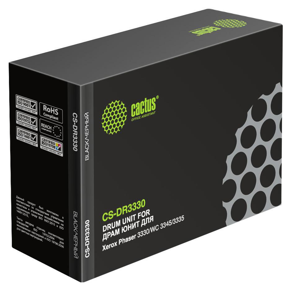 Блок фотобарабана Cactus CS-DR3330 101R00555 черный ч/б:30000стр. для Phaser 3330/WC 3345/3335 Xerox