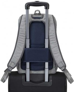 Рюкзак для ноутбука 15.6" Riva 7760 серый полиэстер женский дизайн (7760 GREY)
