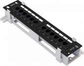 Патч-панель Suprlan 10-0407 10" 1U 12xRJ45 кат.5E UTP