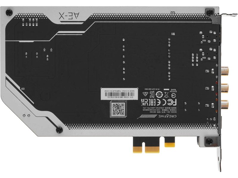 Звуковая карта Creative PCI-E Sound Blaster AE-X (ESS ES9039Q2M) 2.0 Ret