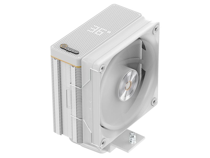 Кулер для процессора/ CPU Cooler Ocypus Iota A40 WH (220W, 4-pin PWM, LED temp., 156.7mm, Al/Cu, 4x6mm, 1x120mm, 77CFM, 29dBA, 2000RPM, S: 1851/1700/1200/115X, AM5/AM4, white)