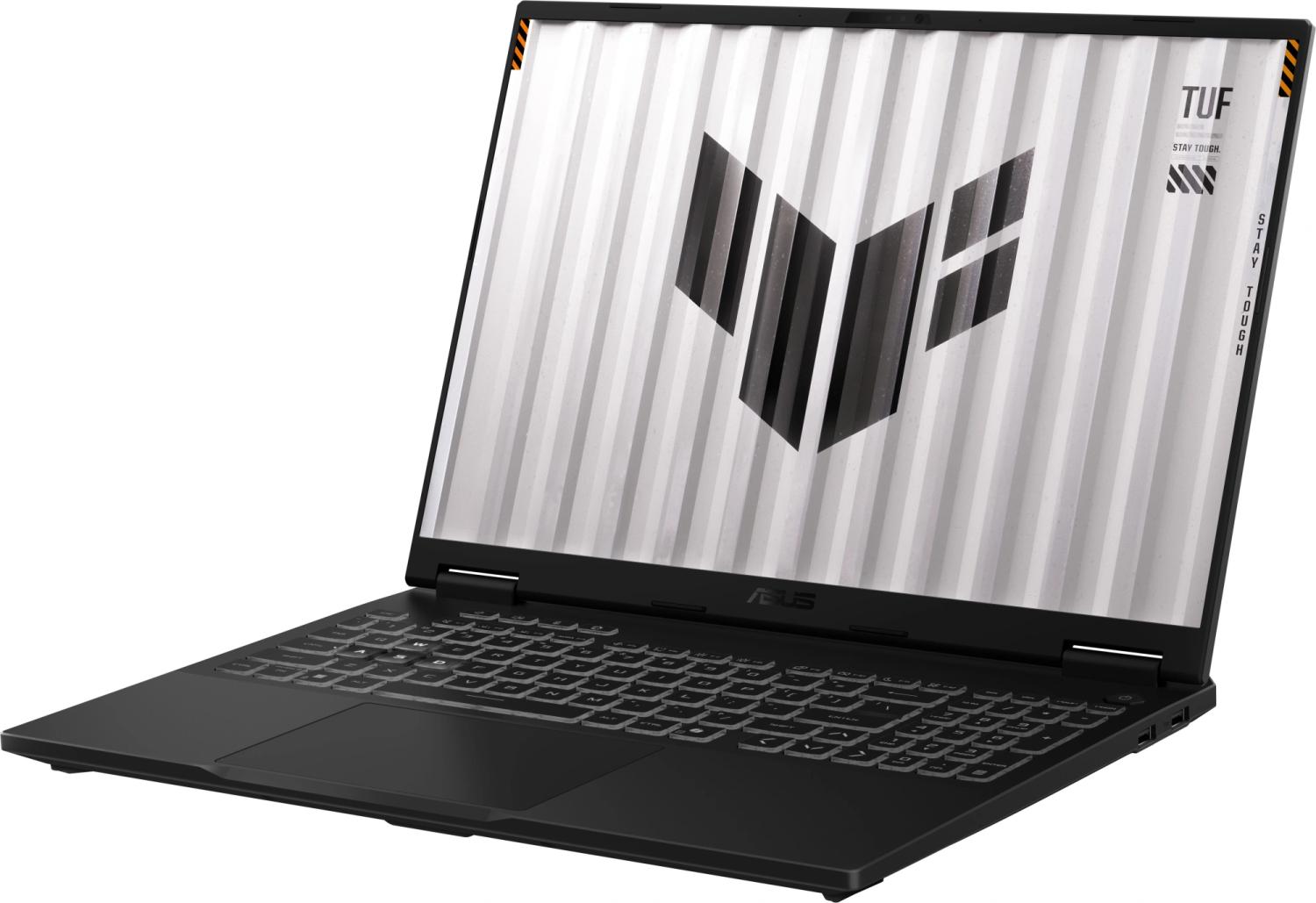 Ноутбук Asus TUF Gaming F16 FX608JPR-RV207 Core i7 14650HX 32Gb SSD512Gb NVIDIA GeForce RTX 5070 8Gb 16" IPS WUXGA (1920x1200) без ОС grey WiFi BT Cam (90NR0NG1-M00C40)