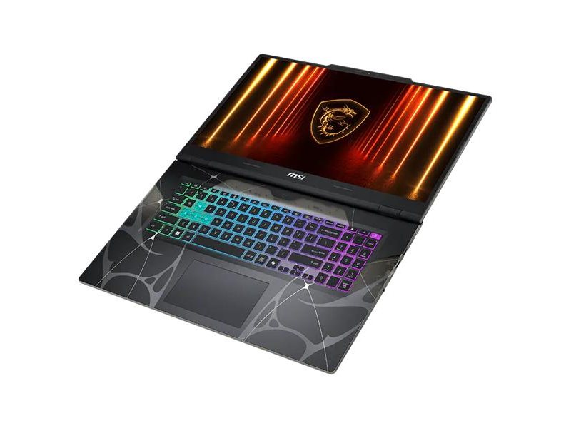 ноутбук MSI Cyborg 17 B2RWFKG Core 7-240H 17.3" FHD (1920*1080),144Hz DDR5 16GB ( 8GB*2) ,1TB SSD,NV RTX 5060 (8GB GDDR7),55.2Whr,2,5kg,DOS,1y,Translucent Black