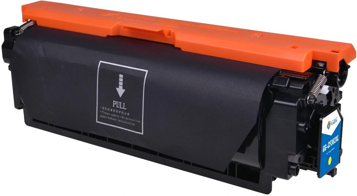 Картридж лазерный G&G GG-CF362XL желтый (18000стр.) для HP CLJ M552dn/M553N/M553DN/M553X/M577C/M577Z/M577F/M577DN с чипом