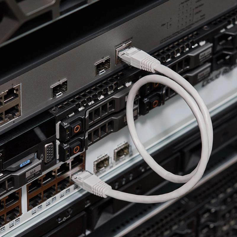 Патч-корд Rexant 18-1001 UTP RJ-45 вил.-вилка RJ-45 кат.5E 0.5м серый ПВХ