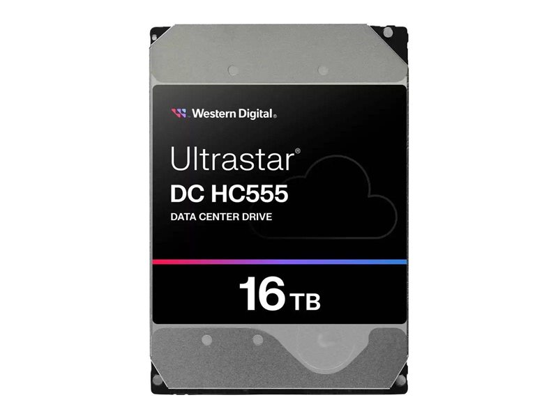 Жесткий диск серверный Western Digital 3.5" 16TB Ultrastar DC HC555 WUH722016CL5204 SAS 12Gb/s, 7200rpm, 512MB, 512e, 0B47745
