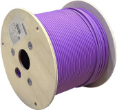Кабель информационный Lanmaster LAN-6AUMTP-HFLT-VI кат.6A UTP 4 пары 23AWG LSZH внутренний 305м фиолетовый