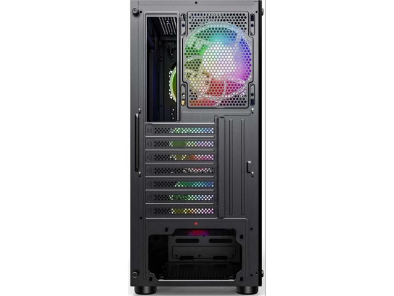 Корпус Accord 3338 black w/o PSU ATX 6x120mm 1xUSB2.0 1xUSB3.0 audio bott PSU
