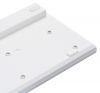 Клавиатура Оклик 550ML белый USB slim Multimedia LED (1061618) кабель 1.5м