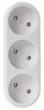 Сетевой разветвитель Buro BU-PS3-W (3 розетки) белый (пакет ПЭ)