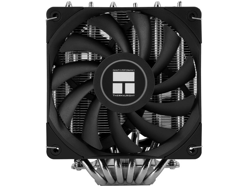 Устройство охлаждения(кулер) Thermalright Royal Knight 120 SE Soc-AM5/AM4/1200/1700/1851 серебристый/черный 4-pin 25.6dB Al+Cu Ret (RK120-SE)