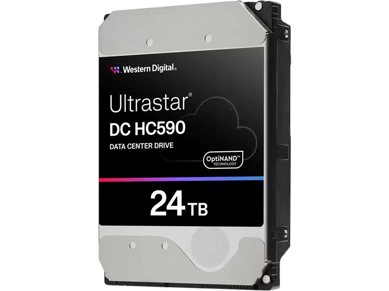 Жесткий диск WD SATA-III 24TB 0F65684 WUH722624ALE6L4 Ultrastar DC HC590 4KN (7200rpm) 512Mb 3.5"