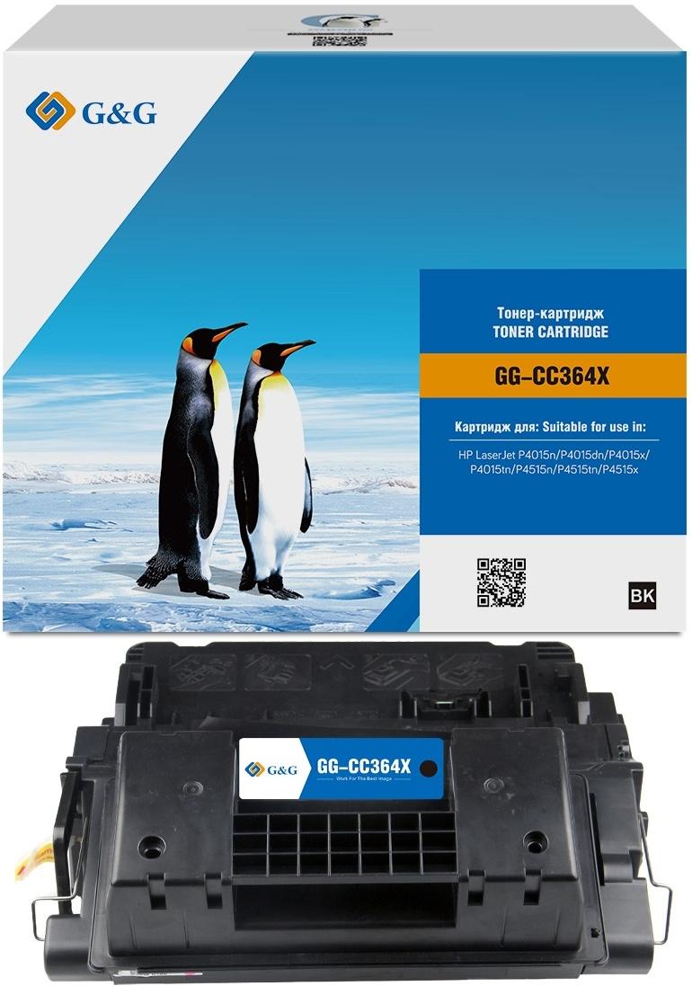 Картридж лазерный G&G GG-CC364X черный (24000стр.) для HP LJ P4015/P4515