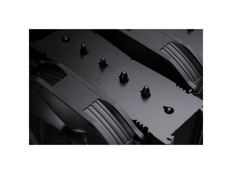 Кулер для процессора/ CPU Cooler Noctua NH-D15 chromax.black (183W, 4-pin PWM, 165mm, Al/Cu, 6x6mm, 2x140mm, 82.43CFM, 24.6dBA, 1500RPM, S: 1851/1700/1200/115X, AM5/AM4, Black)