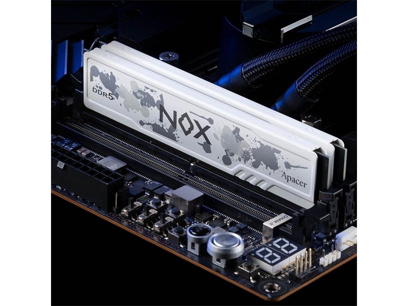 Модуль памяти Apacer DDR5 DIMM 5600-40 2048x8 32GB 1.25V OC NOX White DDR5 w/HS RP-K2