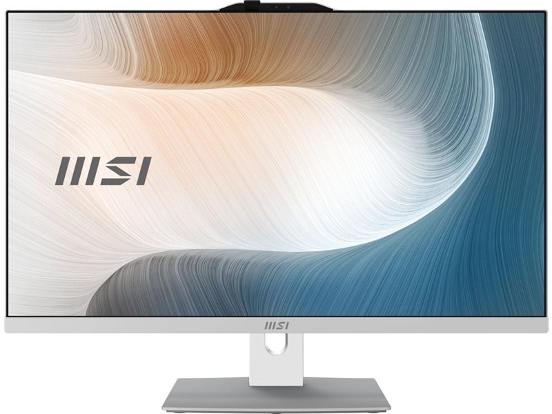 Моноблок MSI Modern AM272P 1M-685XRU 27" Full HD Core 7 150U (1.8) 32Gb SSD1Tb Graphics без ОС GbitEth WiFi BT 120W клавиатура мышь Cam белый 1920x1080