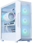 корпус ZALMAN I3 NEO ARGB V2 WHITE, ATX, WHITE, FRONT MESH, WINDOW, 2x3.5", 3x2.5", 1xUSB2.0, 2xUSB3.0, 1xUSB Type-C, FRONT 3x120mm ARGB, REAR 1x120mm ARGB