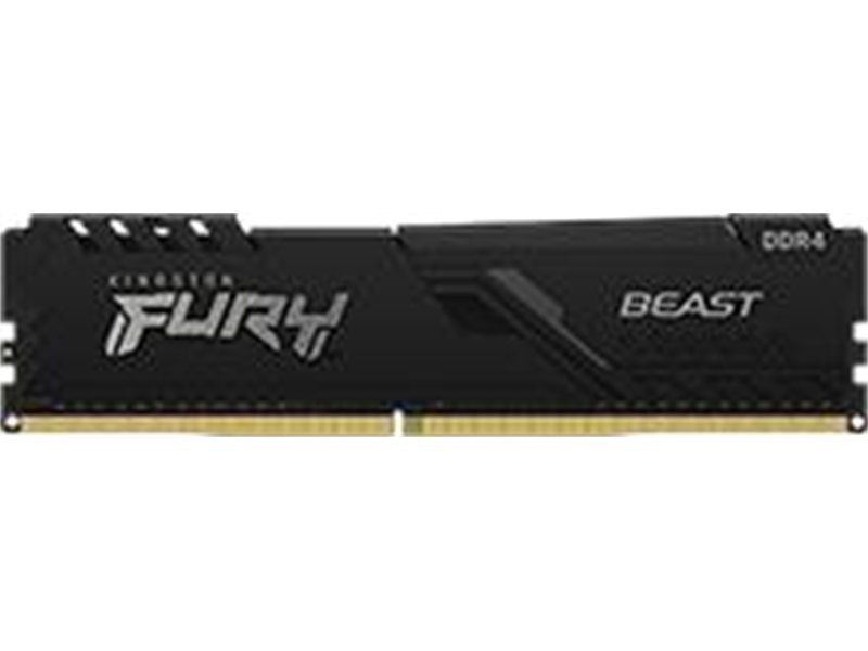 Память DDR4 8GB 3200MHz Kingston KF432C16BB/8WP Fury Beast Black RTL Gaming PC4-25600 CL16 DIMM UDIMM 288-pin 1.35В single rank с радиатором Ret