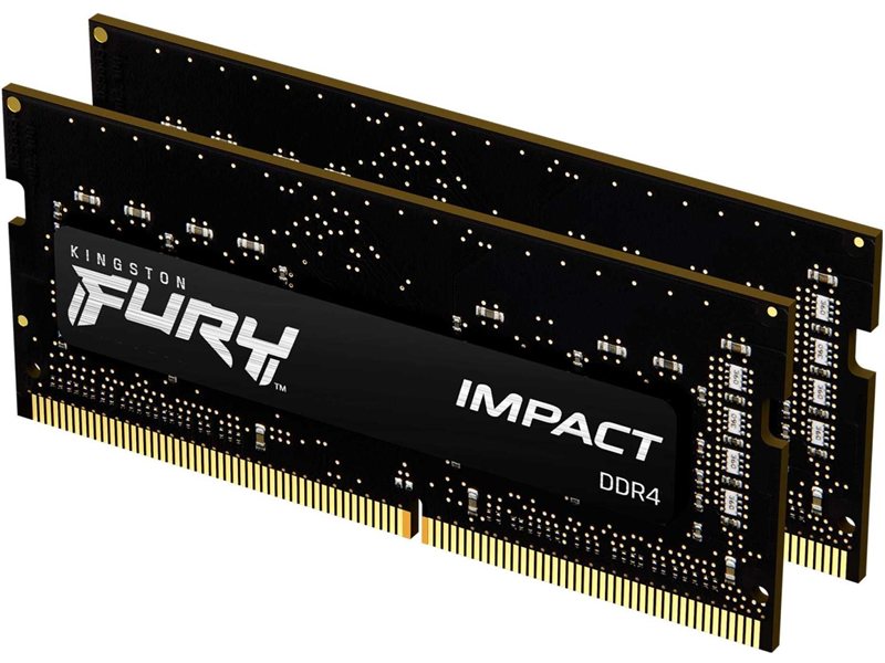 Память DDR4 2x8Gb 3200MHz Kingston KF432S20IBK2/16 Fury Impact RTL PC4-25600 CL20 SO-DIMM 260-pin 1.2В single rank Ret