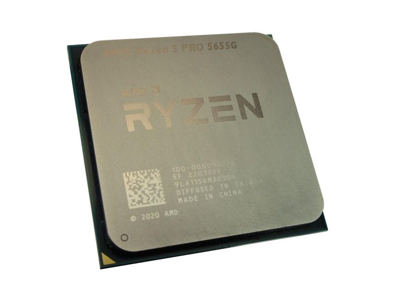 Процессор/ APU AM4 AMD Ryzen 5 PRO 5655G (Cezanne, 6C/12T, 3.9/4.4GHz, 16MB, 65W, Radeon Graphics) replacement of 5600G (100-000000252) OEM