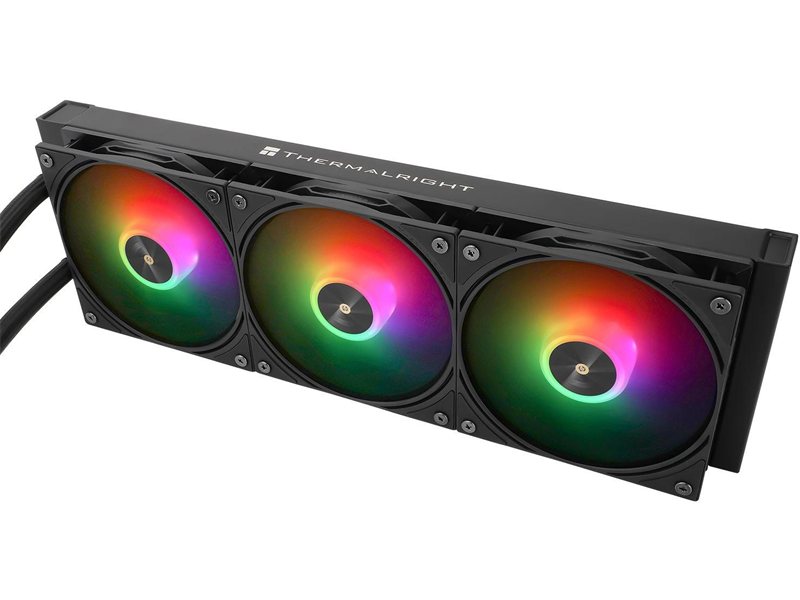 Система водяного охлаждения Thermalright Frozen Warframe 360 ARGB Soc-AM5/AM4/1200/1700/1851 черный 4-pin 29.8dB Al LCD Ret (F-WFRAME-360-BL-ARGB)