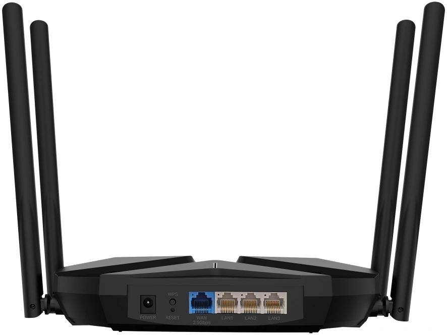Роутер беспроводной Mercusys MR85X AX3000 100/1000/2500BASE-T черный