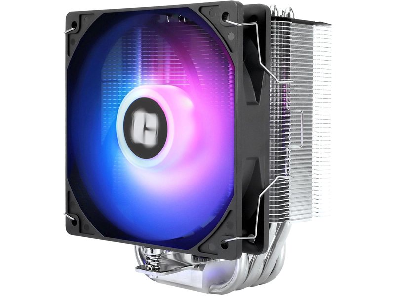 Устройство охлаждения(кулер) Thermalright Burst Assassin 120 SE ARGB Soc-AM5/AM4/1200/1700/1851 серебристый/черный 4-pin 25.6dB Al+Cu 510gr Ret (BA120-SE-ARGB)