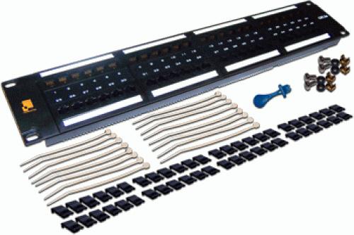 Патч-панель Lanmaster LAN-PPL48U6 19" 2U 48xRJ45 кат.6 UTP