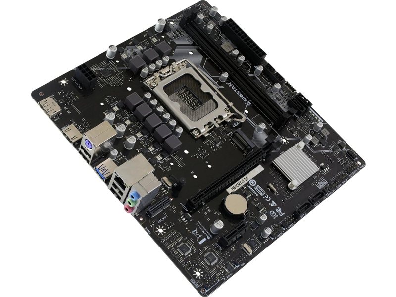 Материнская плата Biostar H610MT-E D5 Soc-1700 Intel H610 2xDDR5 mATX AC`97 8ch(7.1) GbLAN+HDMI+DP