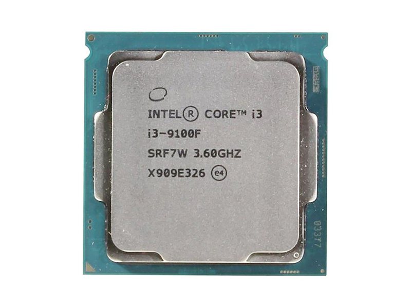 Центральный Процессор Intel Core i3-9100F OEM (Coffee Lake, 14nm, C4/T4, Base 3,60GHz, Turbo 4,20GHz, Without Graphics, L3 6Mb, TDP 65W, S1151) OEM