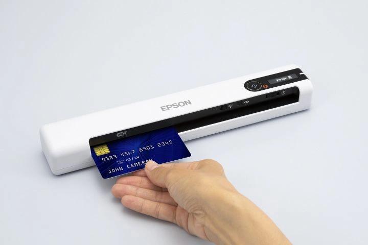 Сканер протяжный Epson WorkForce DS-80W (B11B253402) A4 белый
