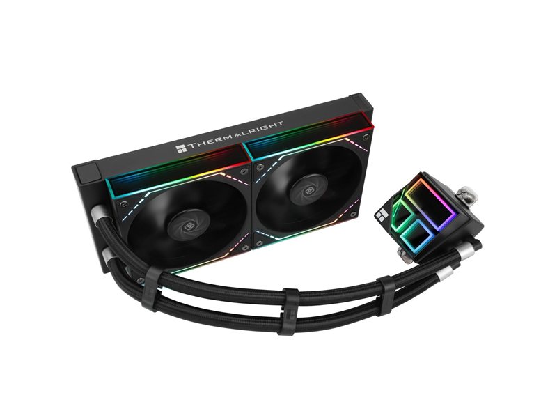Thermalright Система водяного охлаждения Frozen Infinity 240 Black / 2x120mm ARGB PWM Fans / TRFI240B