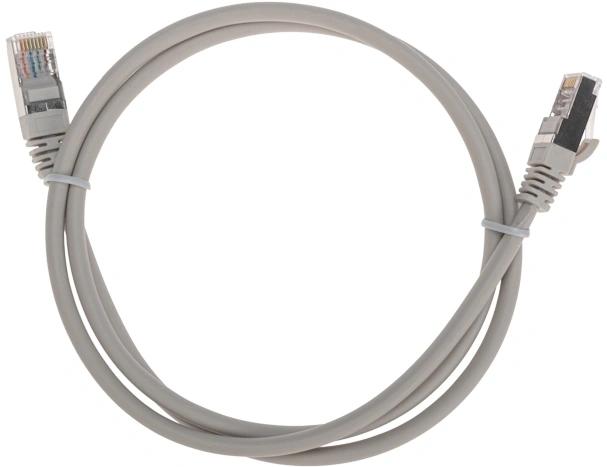 Патч-корд Rexant 02-0110-1 F/UTP RJ-45 вил.-вилка RJ-45 кат.5E 1м серый LSZH