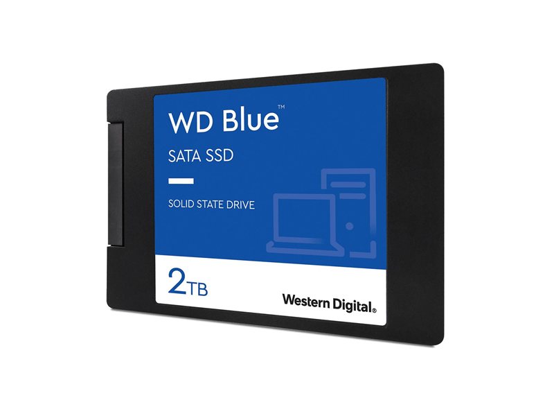 Твердотельный накопитель WD SSD Blue SA510, 2.0TB, 2.5" 7mm, SATA3, R/W 560/530MB/s, IOPs 95 000/84 000, TBW 500, DWPD 0.1 (12 мес.)