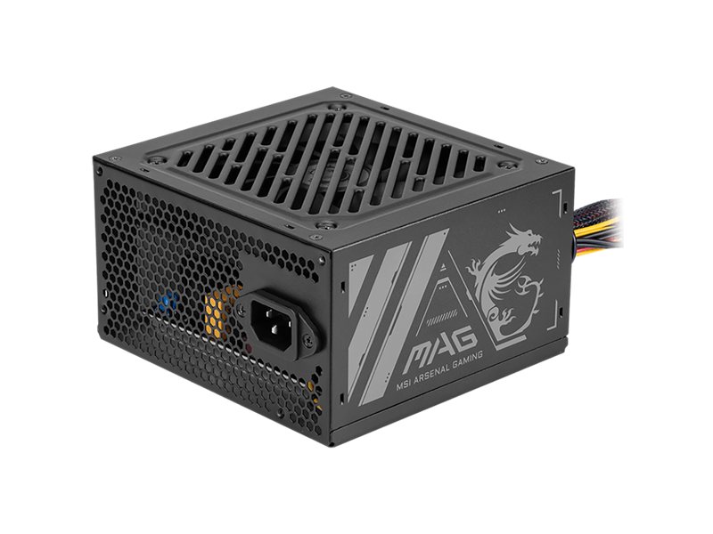 Блок питания ПК MSI MAG A500N-H 500W, Non-Modular