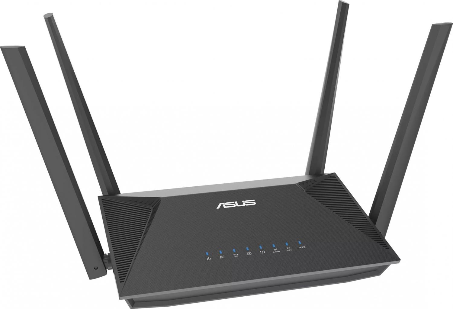 Роутер беспроводной Asus RT-AX52 AX1800 10/100/1000BASE-TX черный