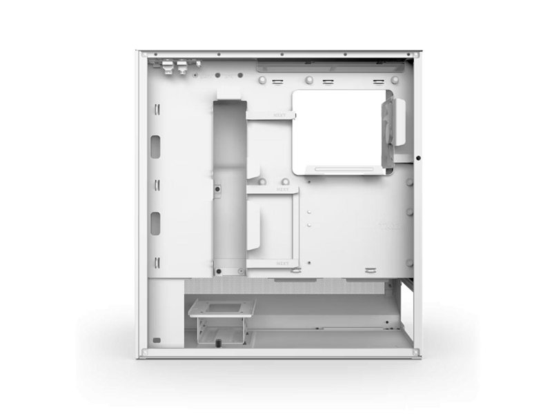 Корпус ПК без блока питания/ Case NZXT H5 Flow RGB, Midi-Tower, TG, 4x120mm RGB, 1xUSB-A 3.2 + 1xUSB-C 3.2, E-ATX, ATX, mATX, mITX White