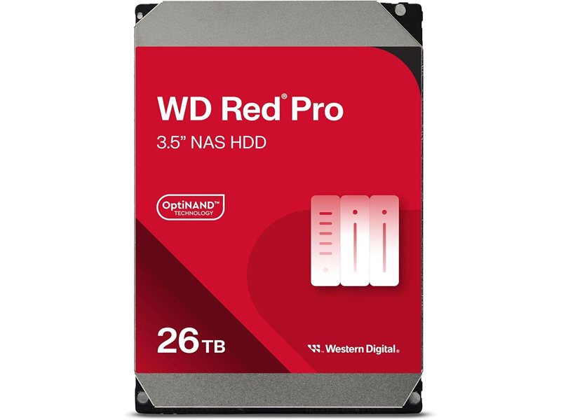 Жесткий диск WD SATA-III 26TB WD260KFGX NAS Red Pro (7200rpm) 512Mb 3.5"