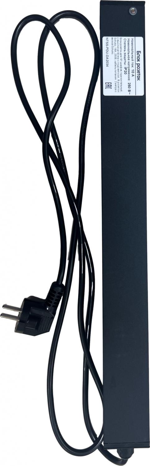 Блок распределения питания NTSS NTSS-PDU-DA2034 гор.размещ. 8xSchuko базовые 16A Schuko 1.8м