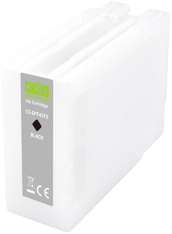 Картридж струйный Cactus CS-EPT41F5 T41F5 черный пигментный (350мл) для Epson SureColor SC-T5400M/SC-T3405/SC-T5405 с чипом