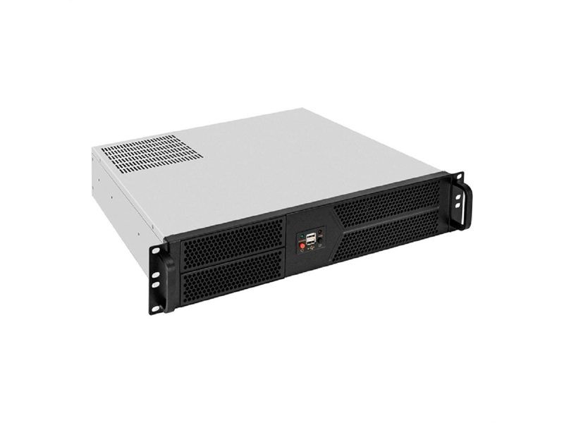 Exegate EX299984RUS Серверный корпус ExeGate Pro 2U400-04 <RM 19", высота 2U, глубина 400, БП 500PAS, 2*USB>